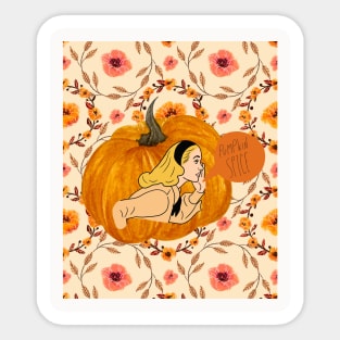Retro Pumpkin Spice Sticker